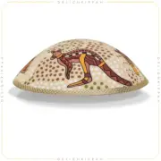 Jewish kippah - yarmulke | Australian Aboriginal Art | kangaroo boomerang