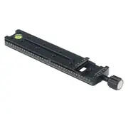 NNR200 Multi-Purpose 200mm Nodal Rail Slide Plate QR Clamp Macro Panoramic Bracket (Black)