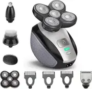 Head Shavers for Bald Men, Skull Shaver, 5 in 1 Electric Razor with Rechargea...