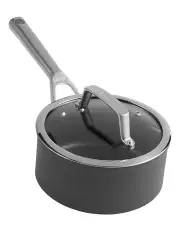 [Ninja] Zero Stick Saucepan !ith Lid 18cm/2.8L Stainless Steel/Charcoal
