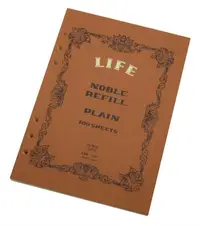 在飛比找誠品線上優惠-日本LiFE R Noble 活頁紙筆記本/ A5/棕/ 空