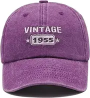 [LAMCEPLU] 70th Birthday Gifts for Men Women, Happy 70th Birthday Decorations - Embroidered Baseball Cap Adjustable