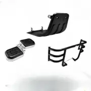 Royal Enfield Meteor &Classic 350 Black Airfly Engine Guard Sumpguard & Footrest