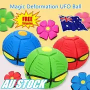 Magic Deformation UFO Ball Flying Saucer Outdoor Garden Beach Toys Kids Gift AUS