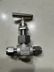 HY-LOK GB GH 1/4" OD TUBE NEEDLE VALVE 316 STAINLESS STEEL 5000PSI New