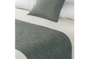 Linen Look Pewter Bed Runner by Jason