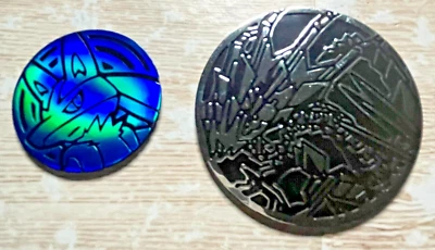 POKEMON LUCARIO + ETERNATUS COINS TCG