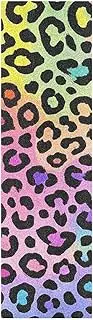 Amooorous Colour Leopard Print Decorative Skateboard Griptape Bubble Free Scooter Grip Tape Anti-Tearing Cruiser Board Grip Tape 33×9 Inch