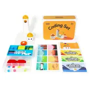 Coding Robot Set for Kids Ages 4+, STEM Educational Toy, Early Programming fo...