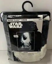 Star Wars Super Plush Throw Blanket Disney 46 x 60 NEW