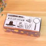 【 MICIA 美日手藝館 】盒裝印章-黑白畫印章-品格文具坊