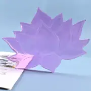 Cup Mat Crystal Mold DIY Lotus Tray Casting Mold for Creative Lotus Shelf Mold