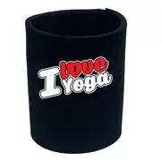 Love Yoga Stencil - Funny Novelty Stubby Holder