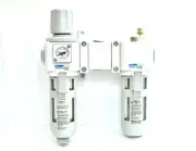 MINDMAN MACP302-10A-T10-NPT Air unit, FRL, 3/8 Rc, w/ gauge, mounting bracket