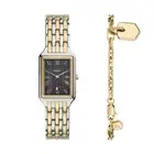 Womens Wristwatch + Bracelet FOSSIL RAQUEL ES5376SET Steel Golden Black