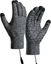 [Generic] Gloves Mittens for Women Cold Weather Gloves Winter Touchscreen Gloves Adjustable Temperature Hand Warmers Gloves For Men Women Women Gloves Mitten
