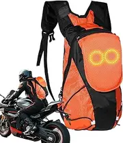 SVCEQZE LED Bag, Atmosphere Light Backpack, Safety Glow Bag Outdoor Sports Accessory for Night Riding Scooter Running Hiking Bike Camping Festival Men Women