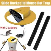 Mouse Trap Flip Slide Bucket Rat Lid Mouse Trap With Ladder Mousetrap Catcher