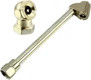 PRETYZOOM 1Set Zinc Alloy Tire Inflator Nozzle Set Internal Thread Chuck for Car Bike Motorcycle Tires Durable Plated Design Quick Effortless Inflation of Balls