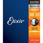 Elixir 12007 Nanoweb 7-String Electric Super Light 9-52