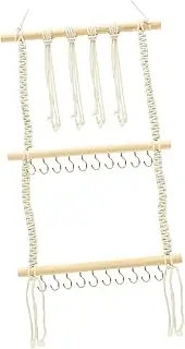 BUGUUYO Cotton Rope Braided Hairband and Hairpin Storage Hanging Decor for Party Home