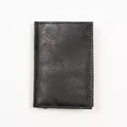 Ted Baker Men's Laser Etched Leather Cardholder Black 0787