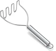 Potato Mashers, Berglander Heavy Duty Stainless Steel Potato Ricer with Firm Grip, Kitchen Masher Perfect for Mashed Baby Food, Vegetable, Fruits, Mashed Potatoes, Use for Cooking and Kitchen Gadget