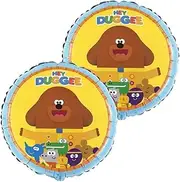 Pack of 2-18" Round Hey Duggee & The Squirrels Foil Balloons - Childrens Party Decorations
