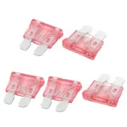 Flat Fuse Car Caravan Truck SUV Boat ATC Xenon Lamp Blade Fuse Red 40A Pack of 5