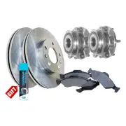 Front Wheel Bearing Hub Ass Rotor Pad Kit for Toyota RAV4 ACA33 GSA33 Manual