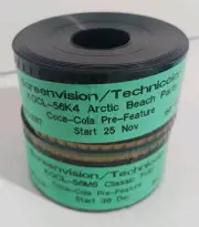 35mm Film Trailer Advertisement Coca Cola Arctic Beach Party / Classic Fritz