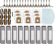 Compatible for Ecovacs DEEBOT T9 Dust Bag T9 AIVI OZMO T8 AIVI T8 Max T8 Series N8 Pro Plus N8 Pro Accessories Robot Vacuum Spare Parts (Color : 46pcs)