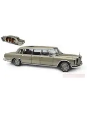 SCALE MODEL COMPATIBLE WITH MERCEDES 600 PULLMAN W100 SILVERGOLD 1:18 CMC CMC204