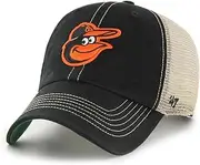 47 MLB Trawler Primary Logo Team Color Mesh Trucker Clean Up Adjustable Hat, Adult One Size Fits All