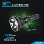 【CYANSKY】電筒王 H5GT(2200流明 1300米 雙光源狩獵戰術手電筒 超遠射 聚泛光 21700)