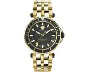Versace VEAK00618 Black Dial Grey Stainless Steel Mens Watch