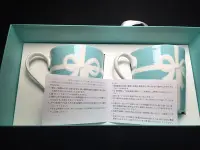 在飛比找Yahoo!奇摩拍賣優惠-【二寶媽】Tiffany & Co. 藍色夢幻蝴蝶結馬克杯 