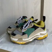 在飛比找蝦皮購物優惠-正韓翻玩 巴黎世家balenciaga 黃綠老爹鞋 童鞋