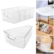 Storage Basket Cabinet Organizer Storage Container Acrylic Multipurpose Pantry