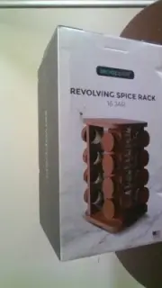 SERVAPPETIT 16 Jar revolving spice rack. New in box Spices not included.