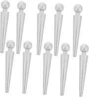 Portable Scoring Pegs for Cribbage Board 10pcs Metal Game Score Pegs Easy to Use for Indoor Outdoor Games