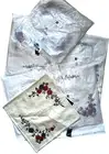 RALPH LAUREN Macall Floral Embroidery Linen Pillow Cover 18x18 NWT $255 LOT Of 6