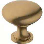 (25)-Amerock BP53005CZ Edona 1-1/4 in. Dia (32 mm) Champagne Bronze Cabinet Knob