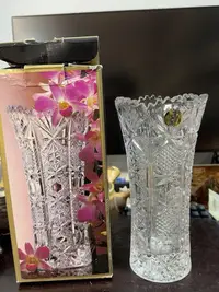 在飛比找Yahoo!奇摩拍賣優惠-新 日本回流soga水晶花瓶日產的全新全品帶原紙盒售出不