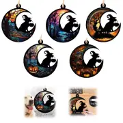 Halloween Dog Memorial Suncatcher For Windows Stained Glass Pet Sympathy To
