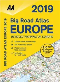 在飛比找三民網路書店優惠-2019 Big Road Atlas Europe