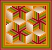 PHENOMENA - 70" x 68" - Pre-cut Patchwork Quilt Kit by Quilt-Addicts Double
