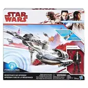 2017 Hasbro Star Wars The Last Jedi 3.75" Vehicle - Resistance Ski Speeder Poe