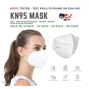 KN95 Mask Non-Medical Foldable Protective Earloop Safety Face Cover PM2.5 ≥95%