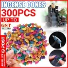 Up to 300x Natural Backflow Incense Smoke Tower Bullet Incense Cones Buddhism AU